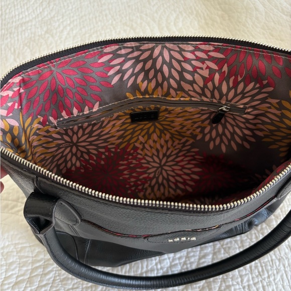 Lodis Black Pebbled Leather Tote Bag New Without Tags - Picture 2 of 7